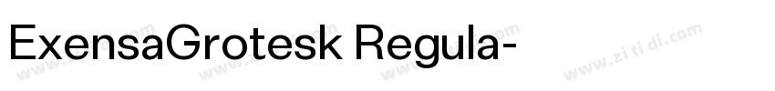 ExensaGrotesk Regula字体转换 ExensaGrotesk Regula字体转换